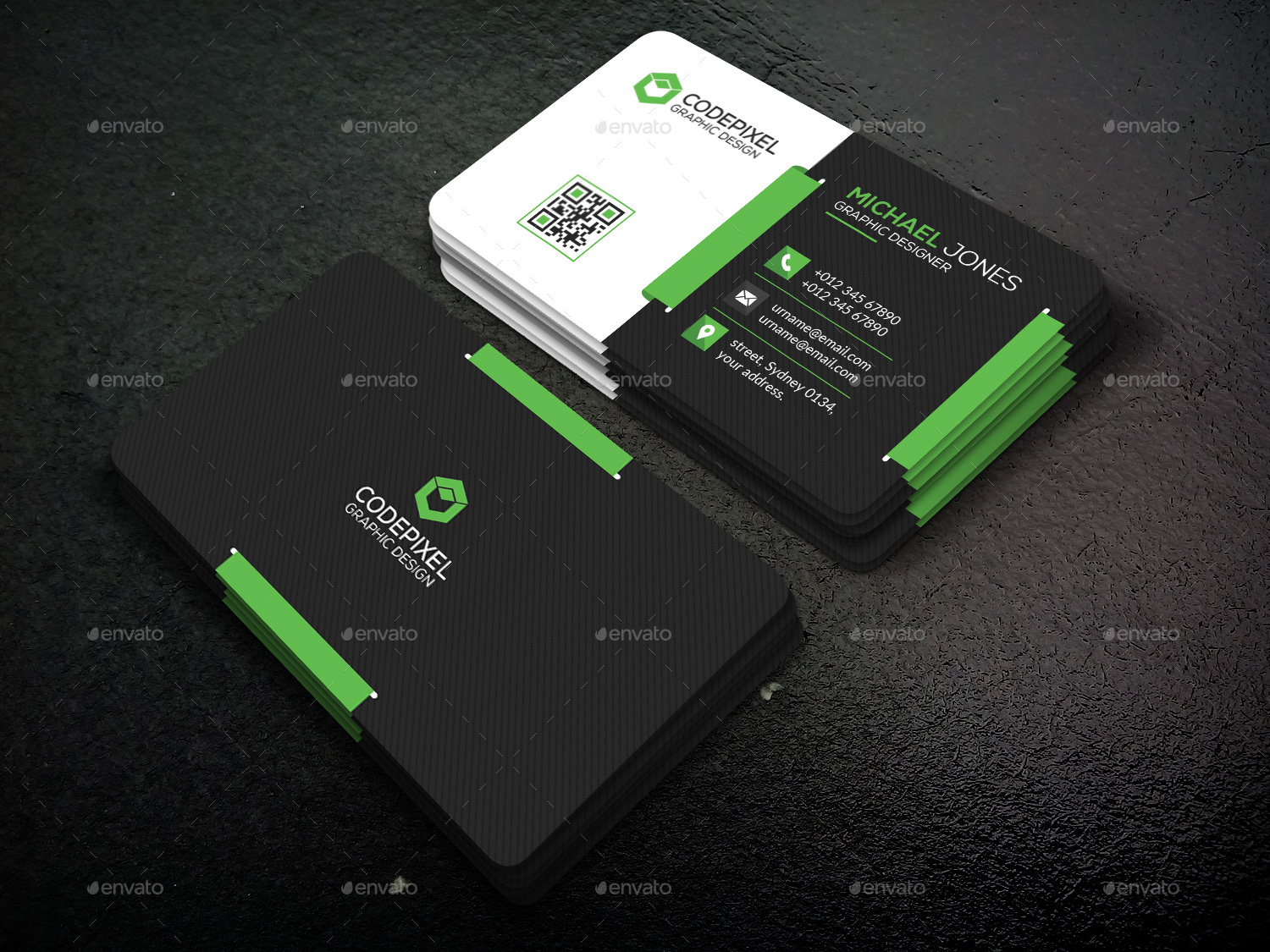 Corporate Business Card, Print Templates | GraphicRiver