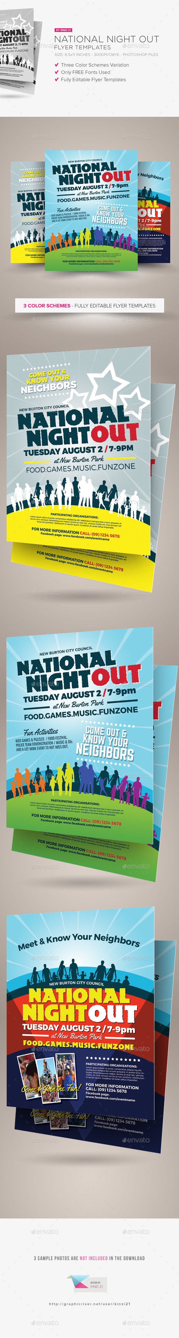 National Night Out Flyer Template Ngoprektehemepinterest2