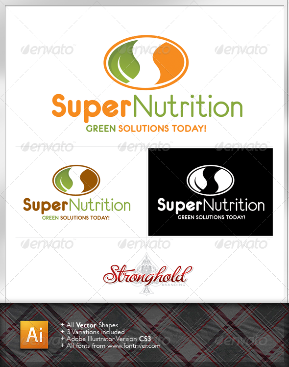 Super Nutrition Logo - Nature Logo Templates