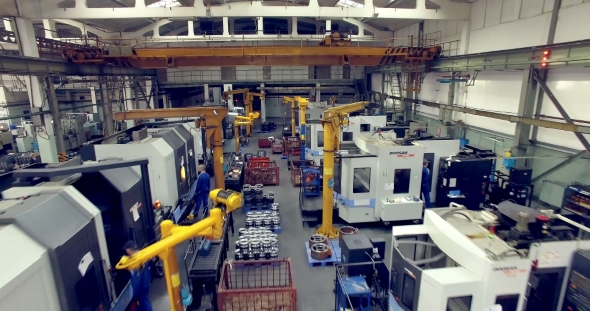Inside Of an Industrial Factory alt