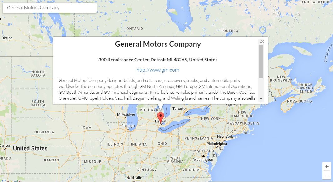 Google Maps Company Location Finder by FinancialTechnology CodeCanyon