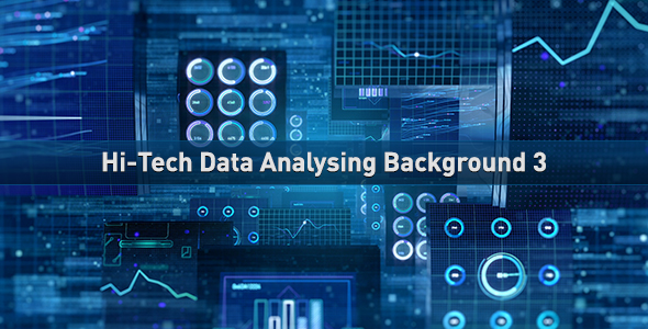 Hi-Tech Data Analysing Background 3