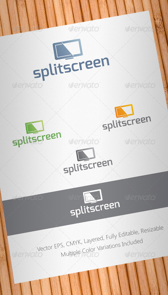 Split Screen Logo Template - Objects Logo Templates