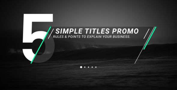 Simple Titles Promo - VideoHive 15890824