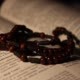 Rosary Laid on Open Bible - VideoHive Item for Sale
