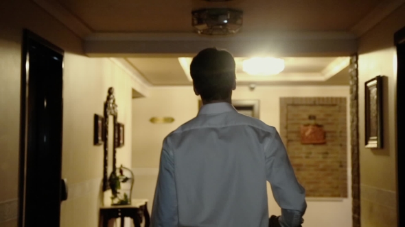 Man Dress Coat Back View alt