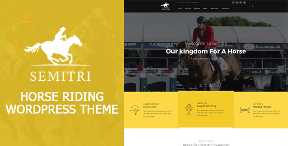 Semitri - Horse Riding Professional Saddle up & Promote WordPress Theme - Miscellaneous WordPress