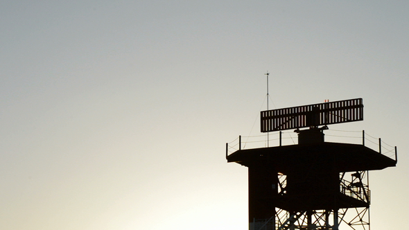 Radar Gyrating at Sunset alt