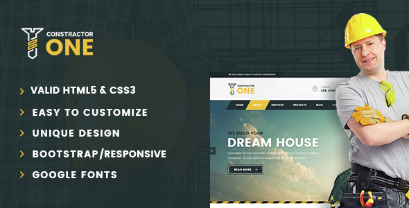 Constractor One - ThemeForest 15895894