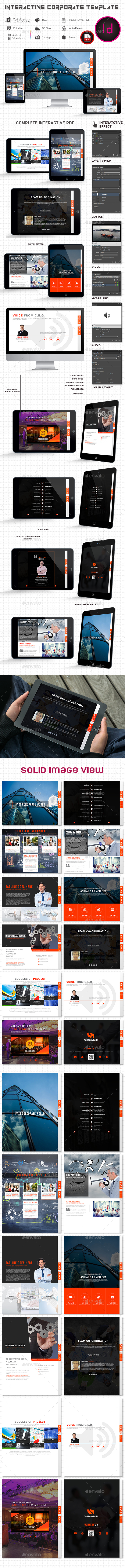 Interactive Corporate Template - Digital Magazines ePublishing
