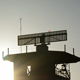 Airport Radar in Tower Gyrating at Sunset - VideoHive Item for Sale