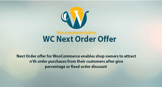 Woocommerce next order offer