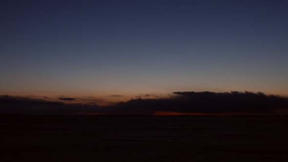  Sunset On Arctic Alaska Winter