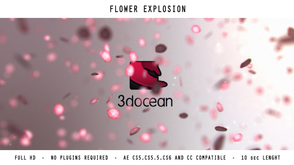 Flower Explosion - VideoHive 15909623