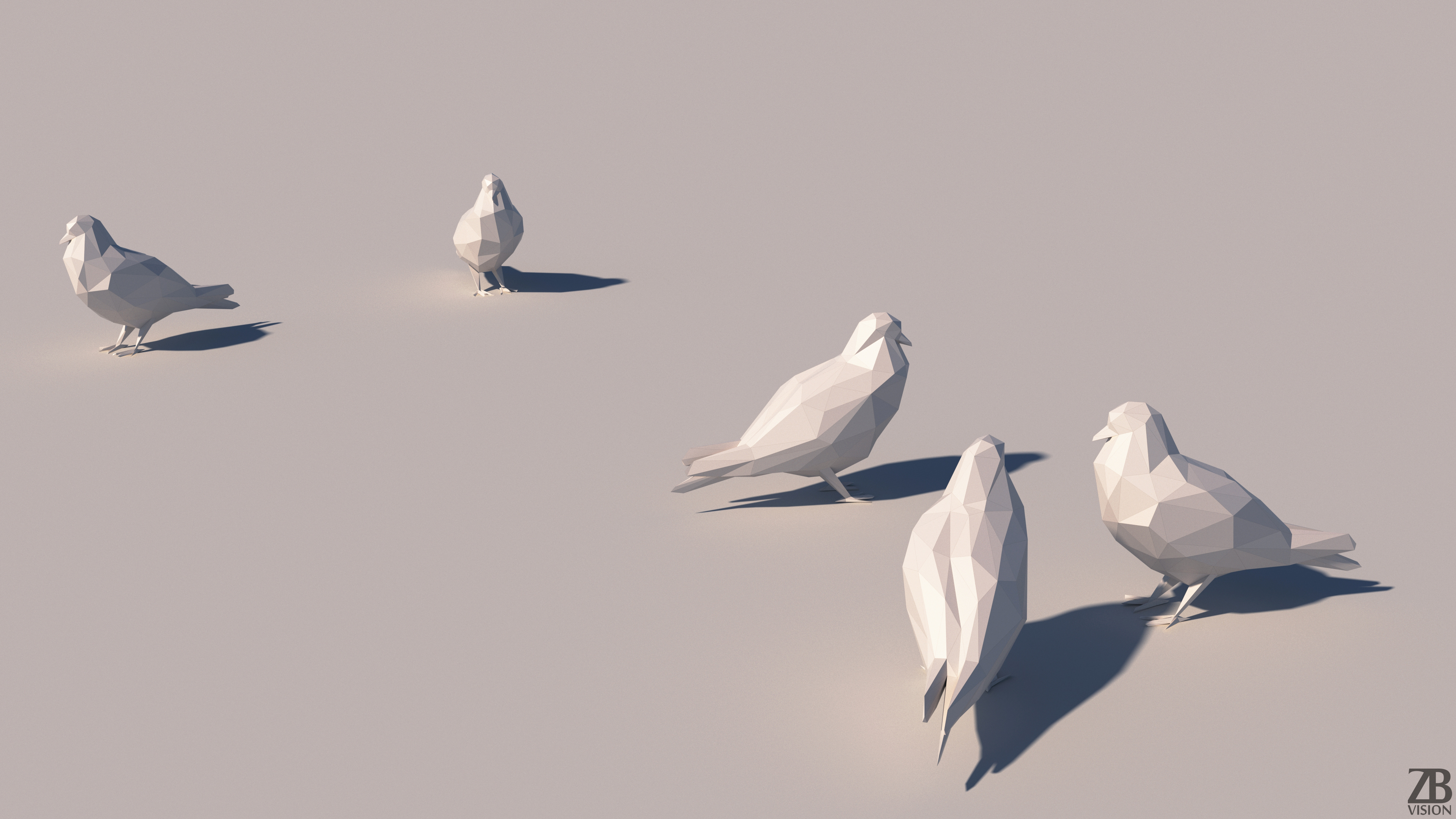 Lowpoly Pigeon 001 by Luckyfox 3DOcean