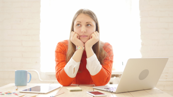 Sad Girl Portrait alt