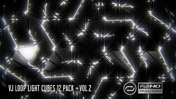 VJ Loops Light Cubes Vol.2 - 12 Pack