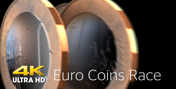 Euro Coins Race 4K