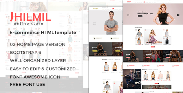 eCommerce HTML Template - ThemeForest 15919346