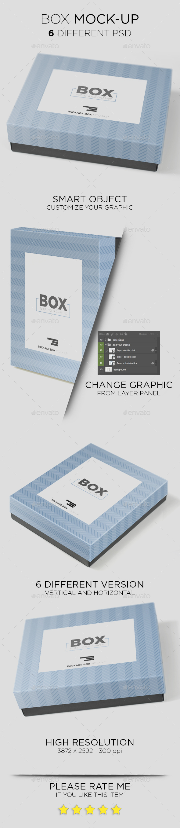 Package Box Mockup - Packaging Product Mock-Ups