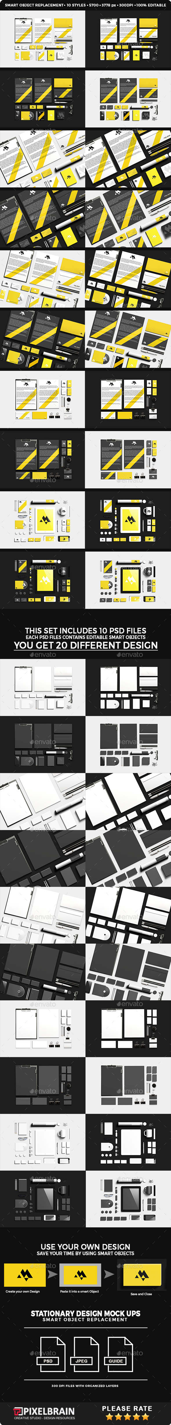 Stationary / Branding Mock-up Vol. 1 - Stationery Print