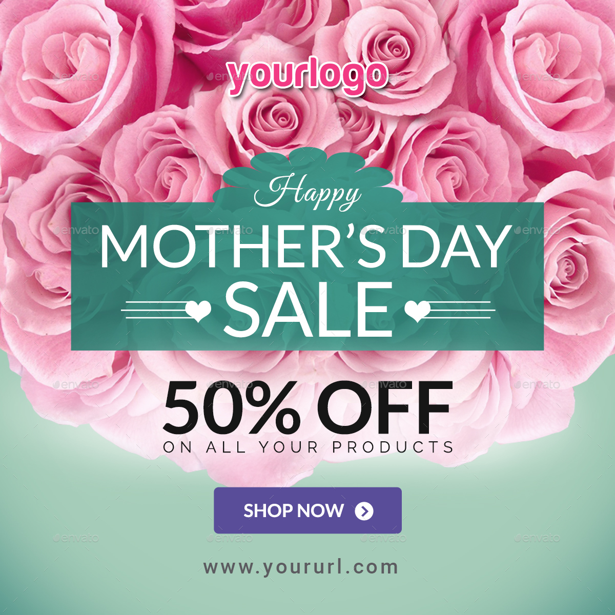 Mother's Day Sale Banners by Hyov GraphicRiver