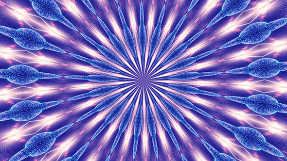 Blue Rotation Abstract Background Made Up of Many Small Elements 