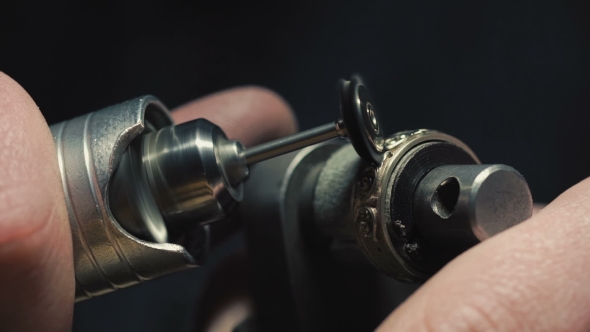 Jewelry Work. Processing Of Gold Ring.  13