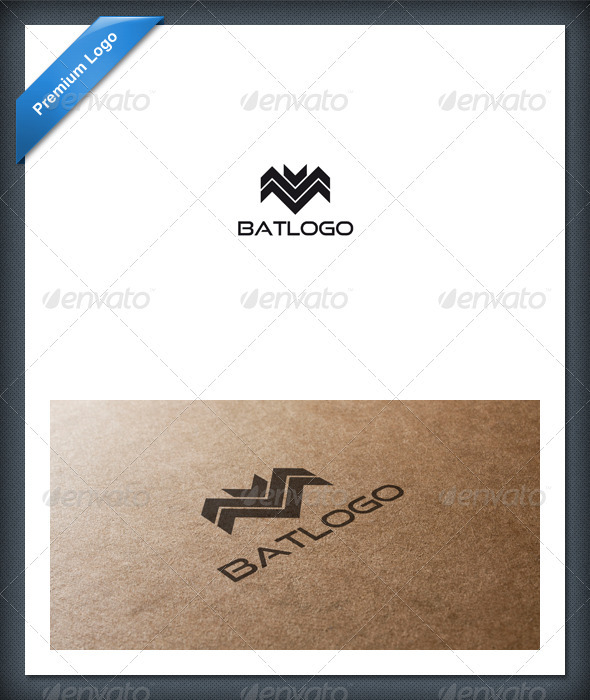 Abstract Bat Logo Template - Animals Logo Templates