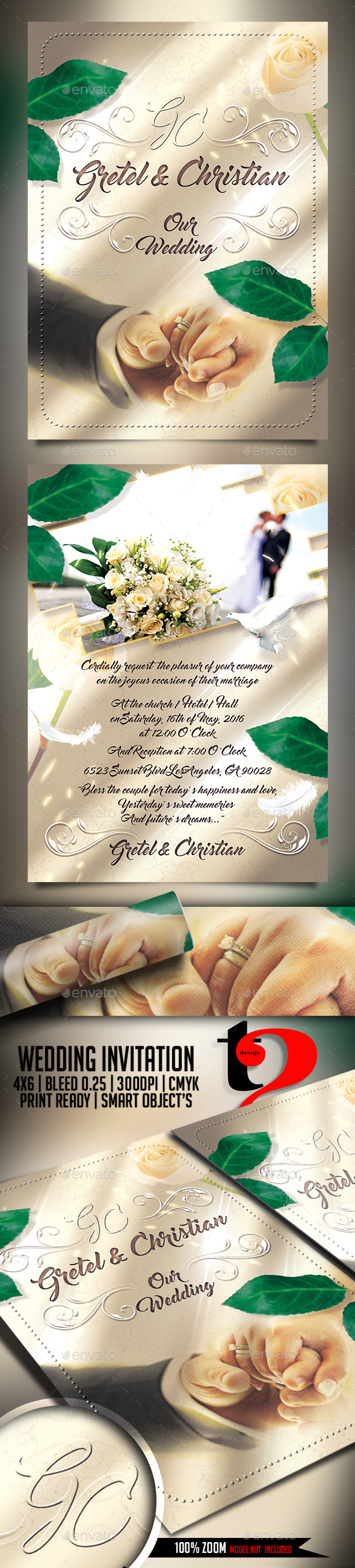 The Wedding Invitation Flyer - Template