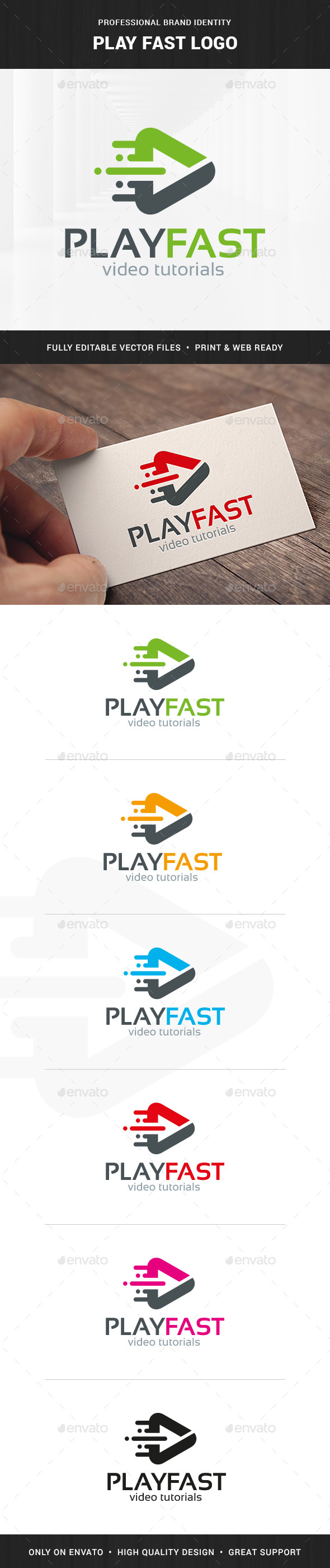 Fast Play Logo Template - Symbols Logo Templates