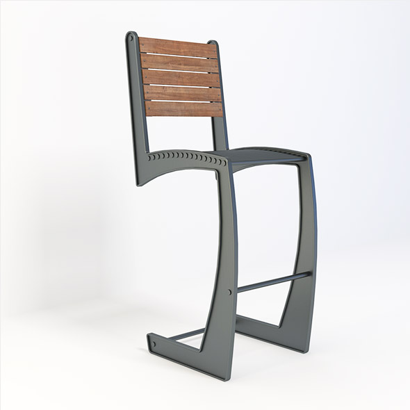 Retro Chair - 3Docean 15937079
