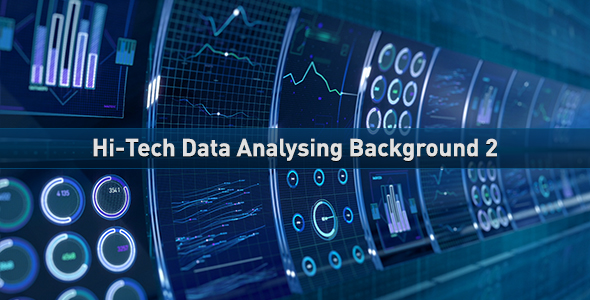 Hi-Tech Data Analysing Background 2