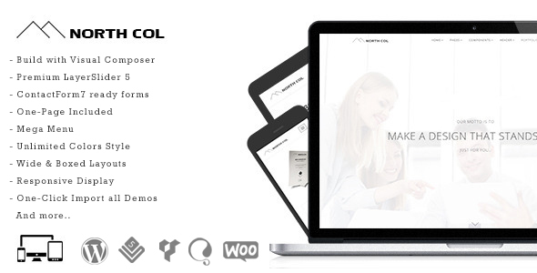 North Col - MultiPurpose WordPress Theme - Business Corporate