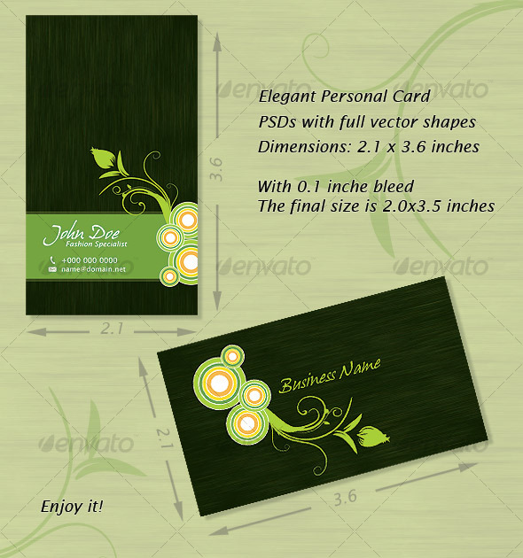 Elegant Personal or Business Card - Creative Business Cards