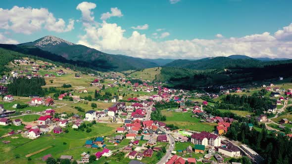 Aerial View of Bukovel