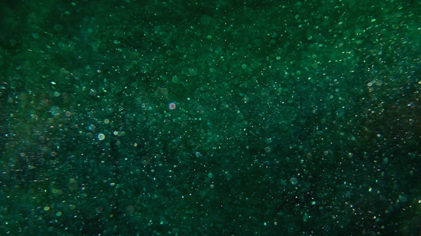 Cinematic Green Particles