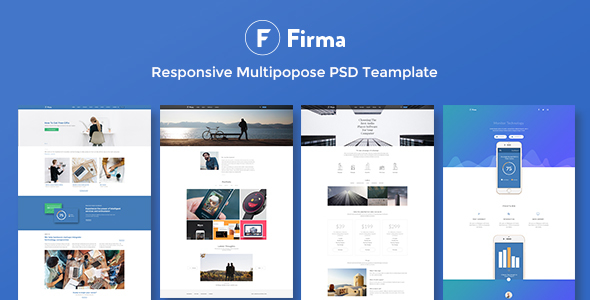 Firma - Multipurpose PSD Template - PSD Templates
