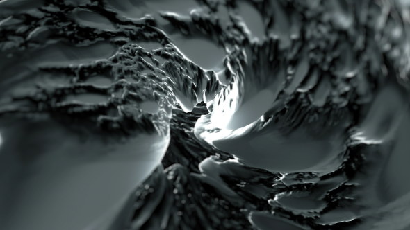 Looping Metalic Liquid