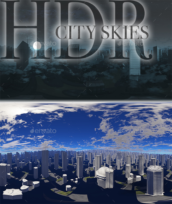 HDR City Skies - 3Docean 15962839