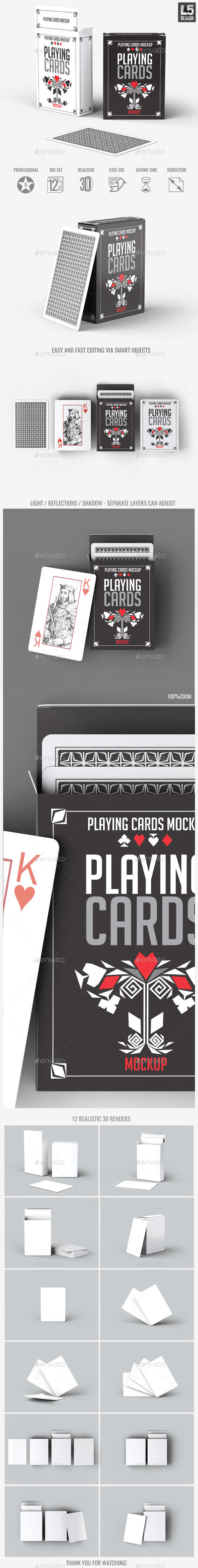 Playing Cards Mock-Up - Miscellaneous Packaging