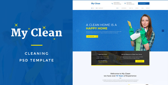 MyClean : Cleaning - ThemeForest 15680916