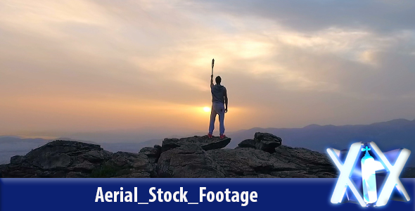 Torch Bearer During The Sunset alt