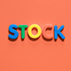 Man Collects the Word "Stock" - VideoHive Item for Sale