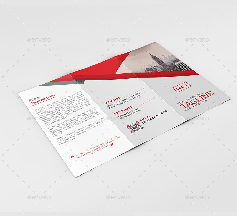 Tagline Trifold Brochure, Print Templates GraphicRiver