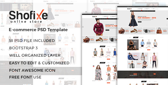 Shofixe - eCommerce - ThemeForest 15850186