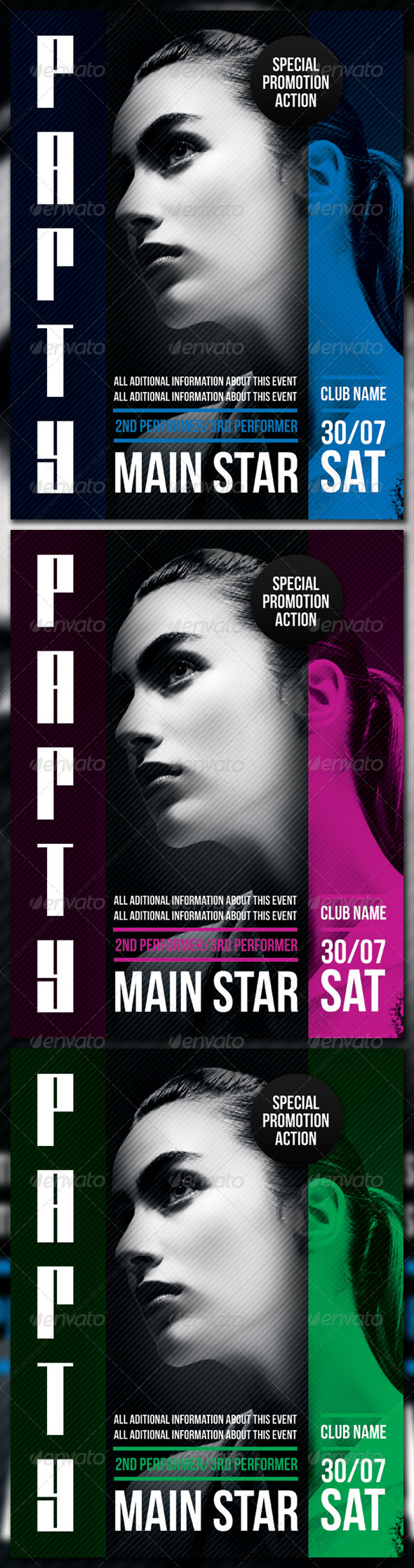 COLORS POSTER - Clubs & Parties Events