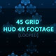 45 Grid Hud Footages/ Interface HUD BG/ High Technology Background/ Data Center/ Business Promo Id - VideoHive Item for Sale