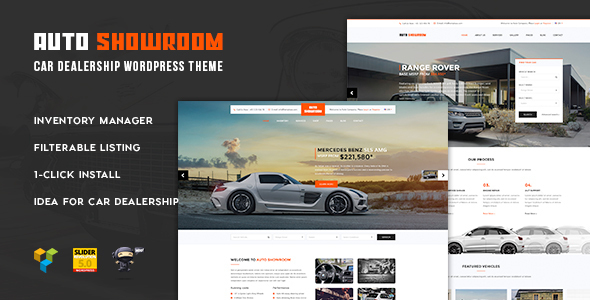 Auto Showroom - Car Dealership WordPress Theme - Directory & Listings Corporate