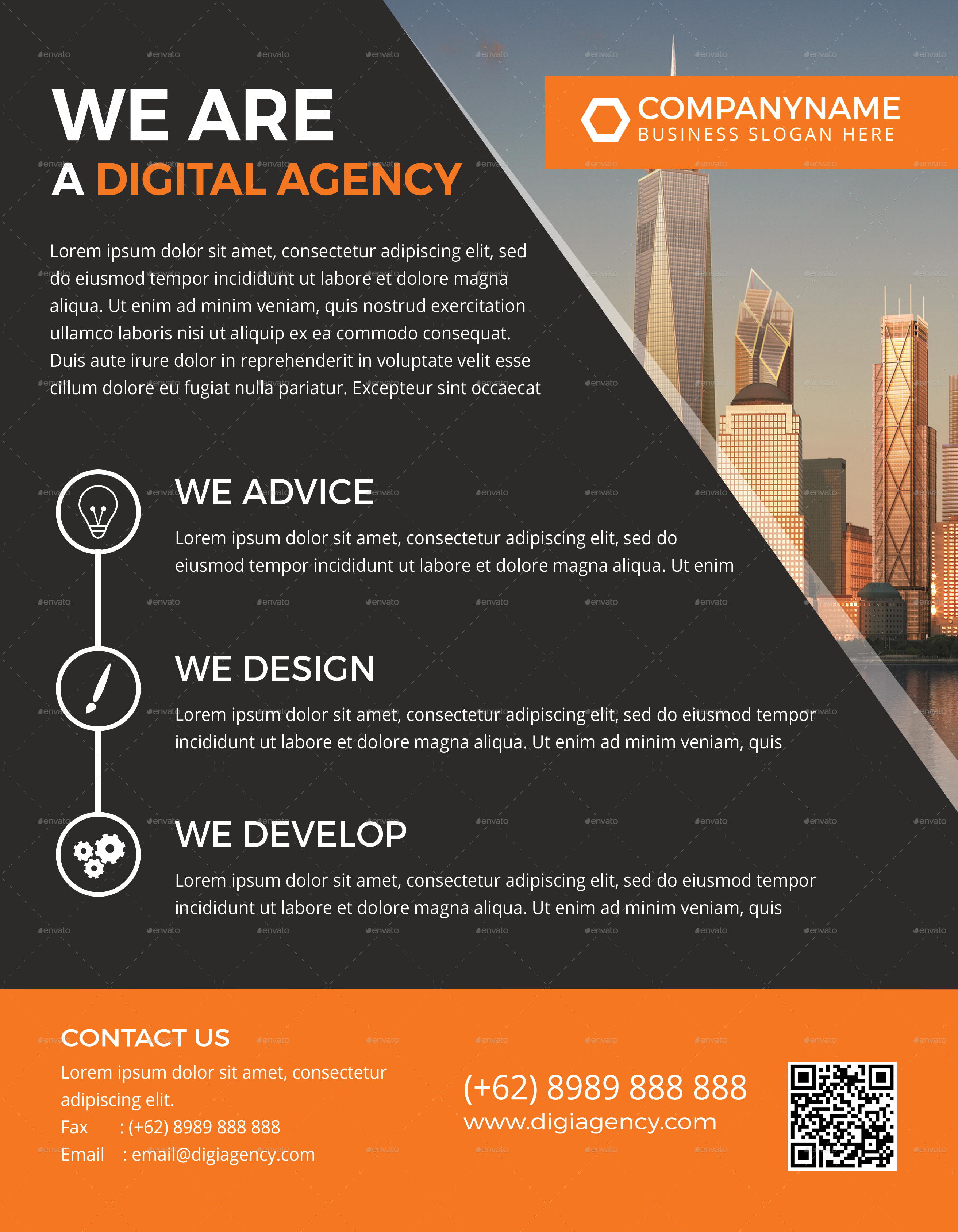 Digital Agency Flyer By Sinzo 